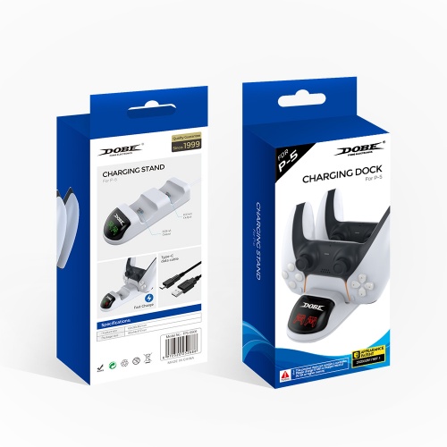 Зарядная станция DOBE для 2-х геймпадов DualSense PlayStation 5 (TP5-0506) [АКСЕССУАРЫ PS5]