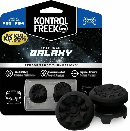 Насадки на стики KontrolFreek FPS Freek Galaxy (черные)[PLAY STATION 4]